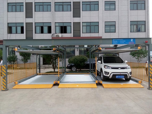 兩層升降橫移機械車庫