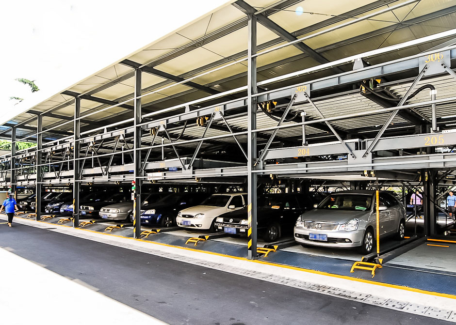 三層升降橫移機械車庫